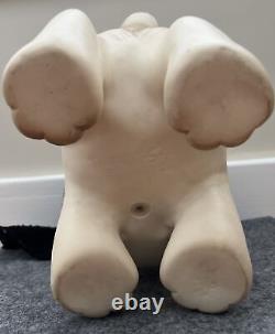 Vtg 1962 10 Bowser Wowser Rubber Squeak White Dog Toy EDWARD MOBLEY CO