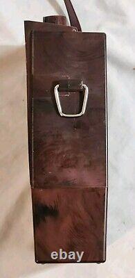 Vtg 1965 Emenee Tiger Toy Guitar With Amplifier 1670 With Box/Case Instr Mip