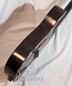 Vtg 1965 Emenee Tiger Toy Guitar With Amplifier 1670 With Box/Case Instr Mip