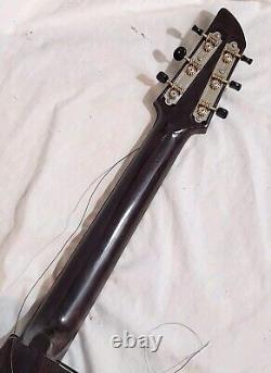 Vtg 1965 Emenee Tiger Toy Guitar With Amplifier 1670 With Box/Case Instr Mip