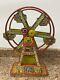 Vtg J. Chein & Co. Wind Up Tin Litho Ferris Wheel #172 Hercules Toy