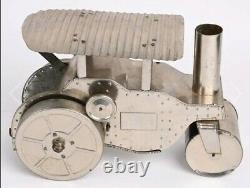 Vtg. Lindstrom Tin Wind Up SteamRoller Original Box Works Tonka Toy Wyandotte