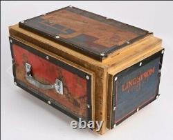 Vtg. Lindstrom Tin Wind Up SteamRoller Original Box Works Tonka Toy Wyandotte