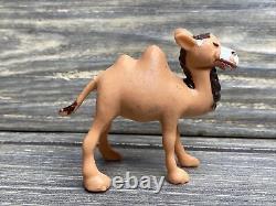 Vtg Lot of 16 Plastic Figure Zoo Animals Various Colors 1-2.5 Made in Hong Kong