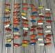 Vtg Lot of 59 Multi Color Tin Noise Clickers Toys Sound Makers