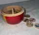 Vtg Rare Wood Apple Game Toy Roulette Horse Racing Steeplechase Japan