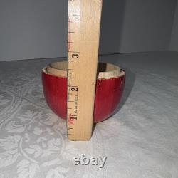 Vtg Rare Wood Apple Game Toy Roulette Horse Racing Steeplechase Japan