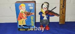 Vtg Schuco SOLISTO Clown 986/2 BOXED WORKS! No Key NICE! SHIPPING INCLUDED