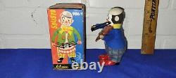 Vtg Schuco SOLISTO Clown 986/2 BOXED WORKS! No Key NICE! SHIPPING INCLUDED