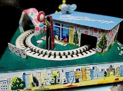 Vtg. Toy 1966 Mechanical'Honeymoon Express', Orig Box, New Old Stock, works
