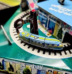 Vtg. Toy 1966 Mechanical'Honeymoon Express', Orig Box, New Old Stock, works