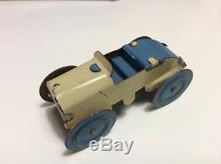 Vtg Wolverine Tin Wind-Up AUTOLIFT Toy Car Playset Sunny-Andy Mechanical WORKS