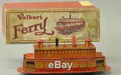 Walbert Ferry Boat Vinatge Wind Up Toy RARE