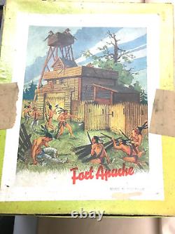 Wooden Fort Apache model very old made in Germany in original box