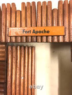 Wooden Fort Apache model very old made in Germany in original box