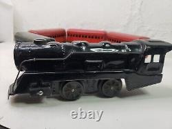 Working Marx Toys Tin Wind Up Train Set No Key New York Central Pullman Prewar