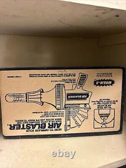 Works! Wham-O 1978 Air Blaster Toy Pump Air Gun Tested Shoots Vintage Box