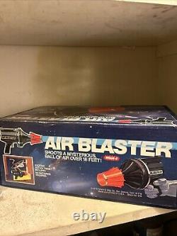 Works! Wham-O 1978 Air Blaster Toy Pump Air Gun Tested Shoots Vintage Box