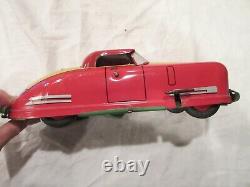 Wyandotte Convertible Coupe Wind-up Pressed Steel 1939 NICE WORKING