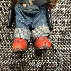 Yonezawa Marshall Wild Bill Metal toy mechanical cowboy For Display Parts READ