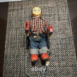 Yonezawa Marshall Wild Bill Metal toy mechanical cowboy For Display Parts READ