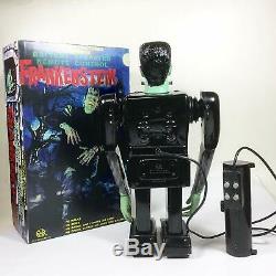 Yonezawa Marx Frankenstein Battery Operated Remote Control Action Tin Toy 1960s