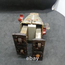Yoshiya Sparky Robot Wind Up Tin Toy 1950s No Box Showa Retro Vintage Rare Japan